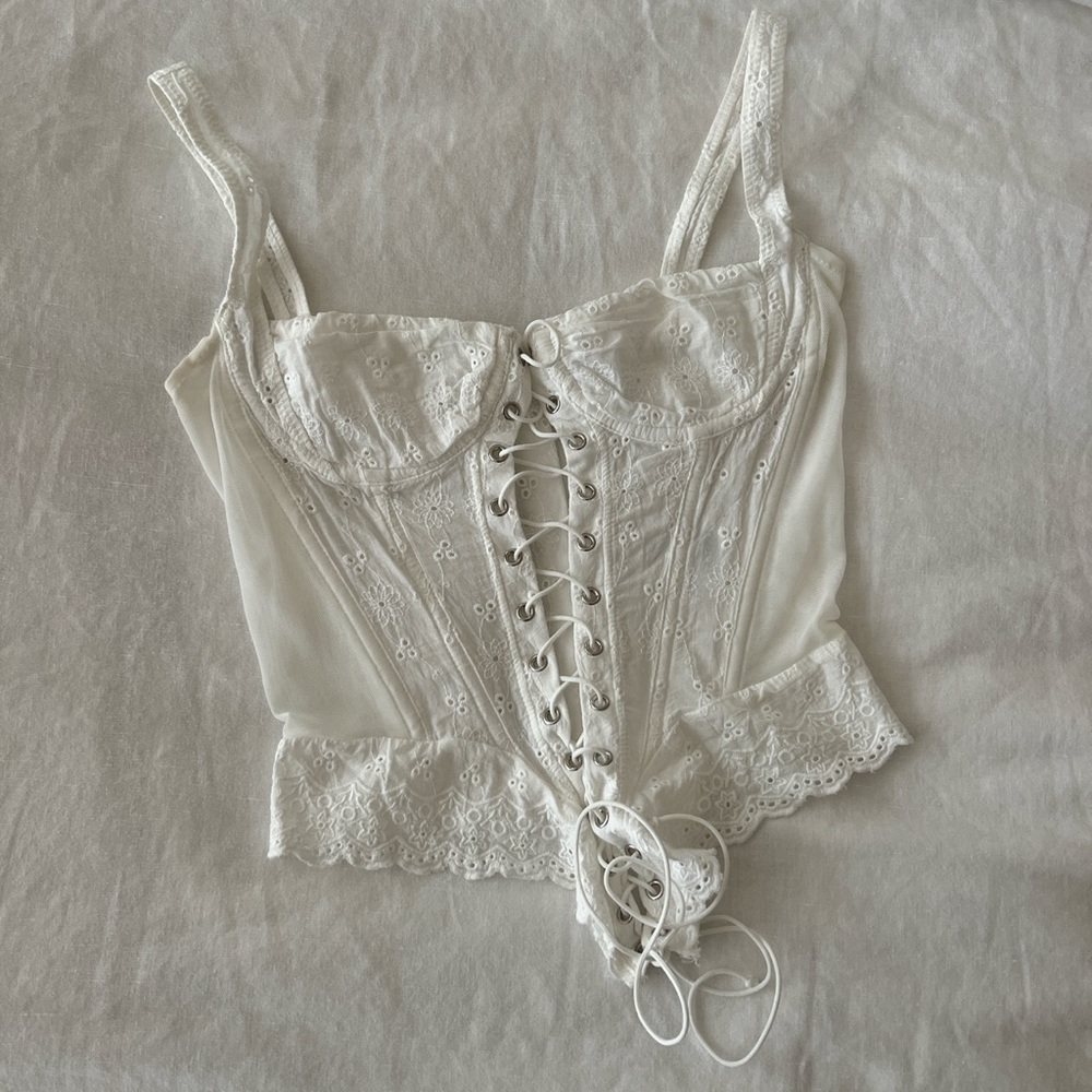 Miaou Deville Corset in White
